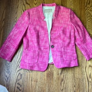 3/4 quarter sleeves tweed blazer